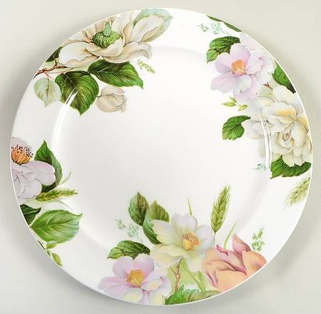 Jardin (Floral Rim) 11" Chop Plate (Round Platter)