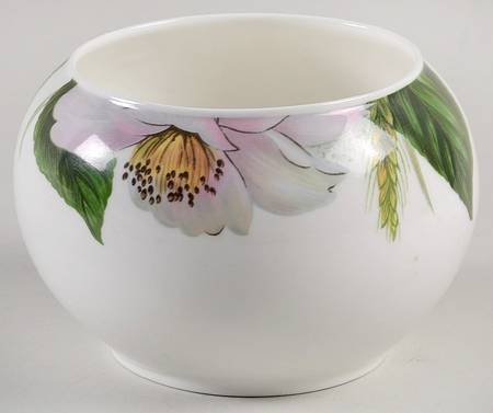 Jardin (Floral Rim) Open Sugar Bowl