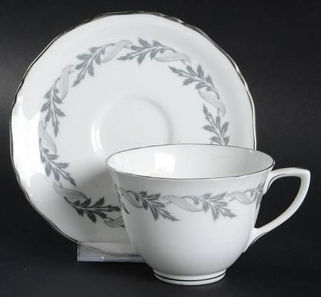 Princess Anne Flat Cup & Saucer Set
