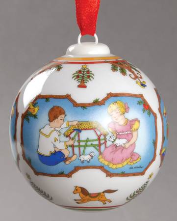 Annual China Christmas Ball Wooden Toys - Boxed