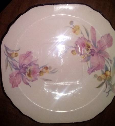Orchid Salad Plate