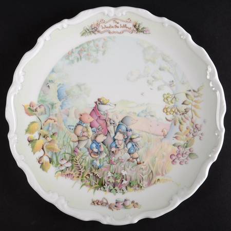 Wind In The Willows Luncheon Plate