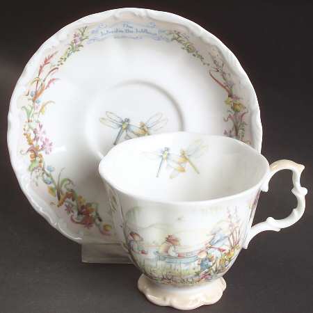 Wind In The Willows Footed Cup & Saucer Set