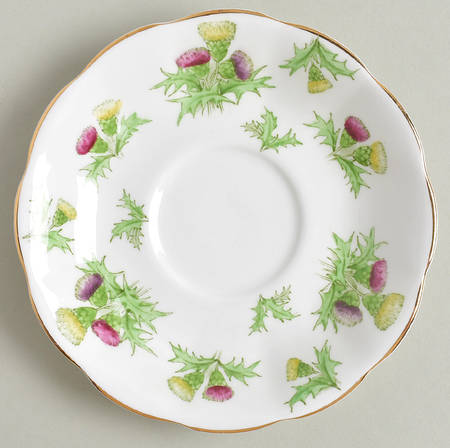 Highland Thistle Saucer