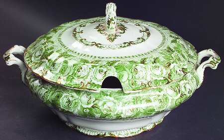 Josephine Green Tureen &  Lid