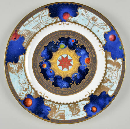 Millennium (Gold) Advertising Dinner Plate