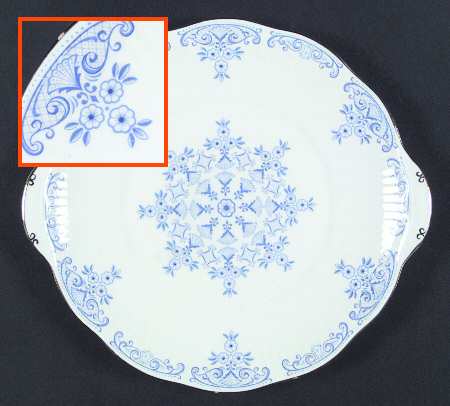 Fontainebleu Handled Cake Plate