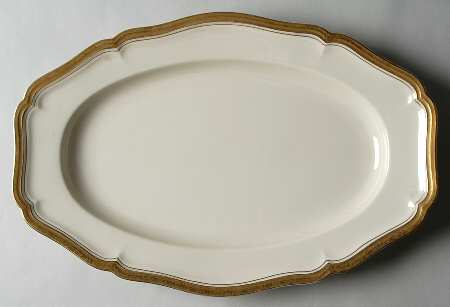 1593 15" Oval Serving Platter