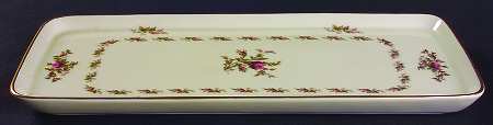 Moss Rose Large Sandwich Tray