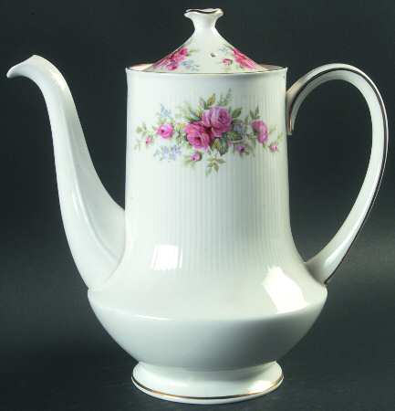 Rambling Rose (Smooth) Coffee Pot & Lid