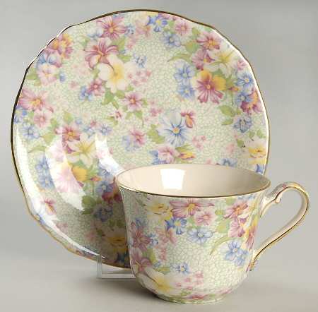 Marion (Earthenware, Circa 1995) Flat Cup & Saucer Set