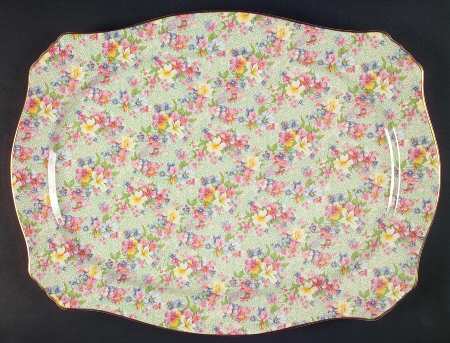 Marion (Earthenware, Circa 1995) 18" Oval Serving Platter