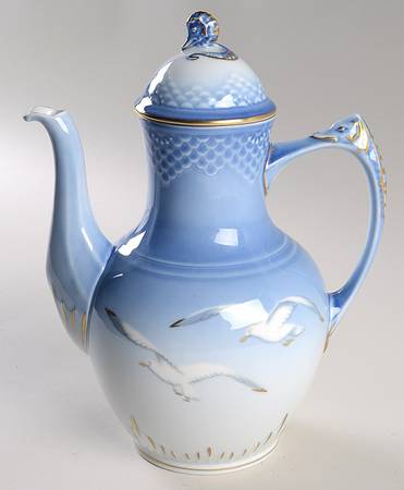 Seagull Coffee Pot & Lid