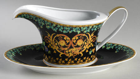 Gold Ivy Gravy Boat & Underplate