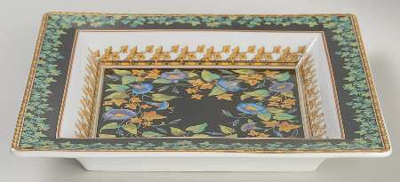 Gold Ivy 8" Square Tray