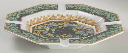 Gold Ivy Large Ashtray