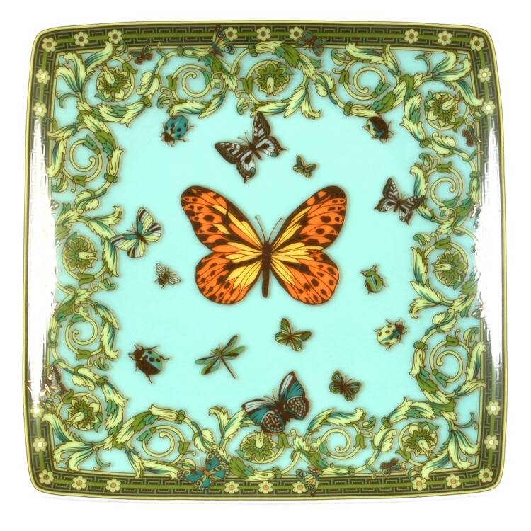 Le Jardin De Versace Square Canape Plate