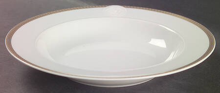 Medaillon Meandre D'Or Rim Soup Bowl