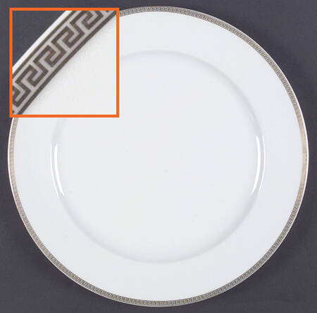 Medaillon Meandre D'Or Service Plate (Charger)