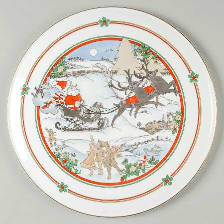 Sleighride Cake Plate