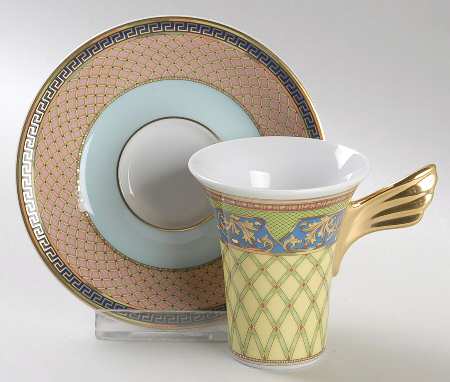 Russian Dream Flat Demitasse Cup & Saucer Set