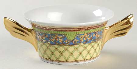 Russian Dream Flat Cream Soup Bowl