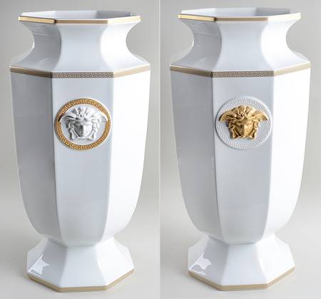 Gorgona (White) Large Vase