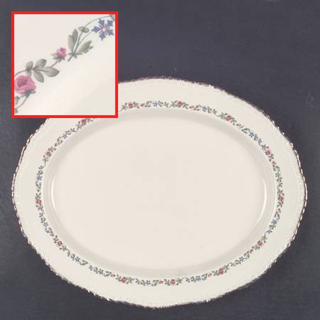 302 14" Oval Serving Platter