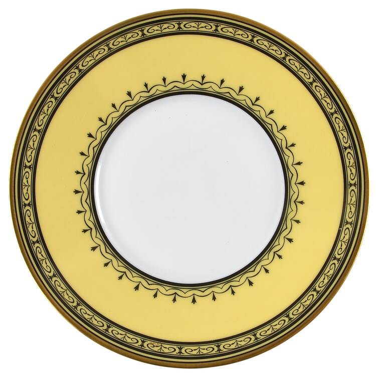 King's Garden Yellow Saucer for Flat Cup