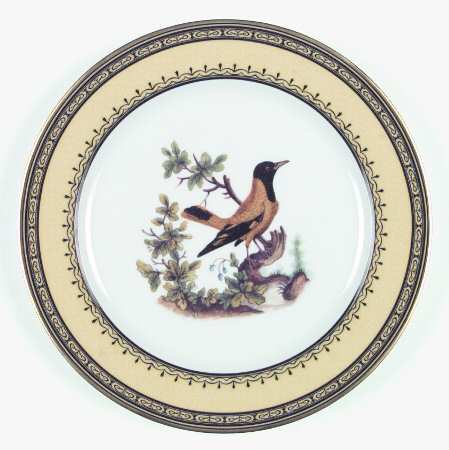 King's Garden Yellow Salad Plate