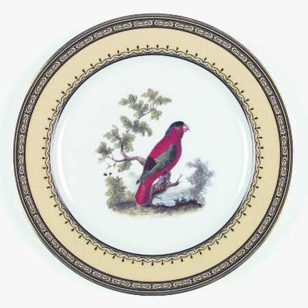 King's Garden Yellow Salad Plate