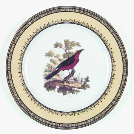 King's Garden Yellow Salad Plate
