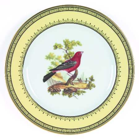 King's Garden Yellow Salad Plate