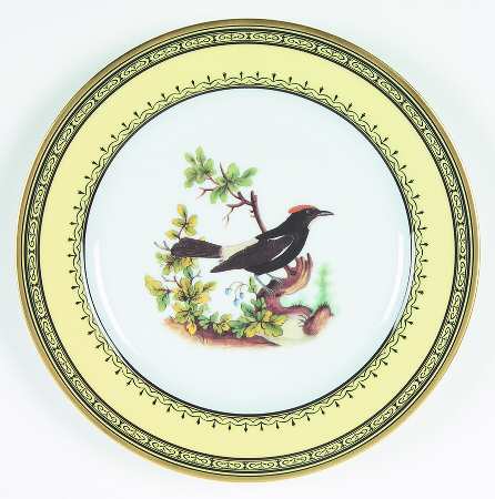 King's Garden Yellow Salad Plate