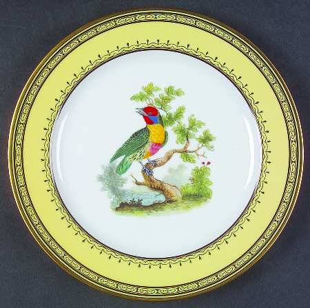 King's Garden Yellow Salad Plate