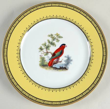 King's Garden Yellow Dinner Plate