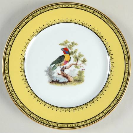 King's Garden Yellow Dinner Plate