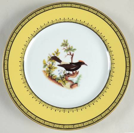 King's Garden Yellow Dinner Plate