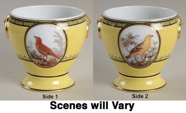 King's Garden Yellow Sugar Bowl No Lid