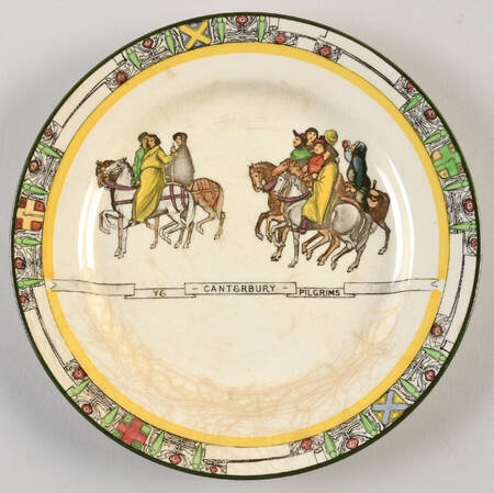 Canterbury Pilgrims Salad Plate
