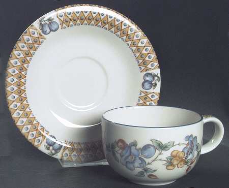 Tanglewood Flat Cup & Saucer Set