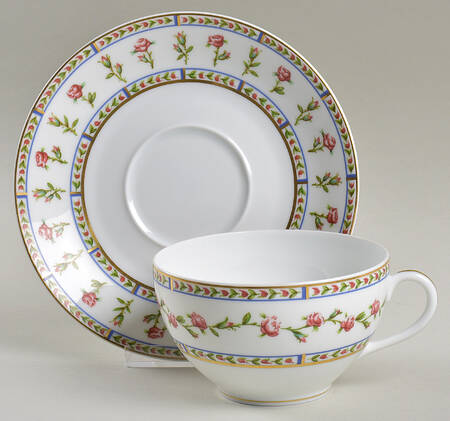 Histoire De Roses Breakfast Cup & Saucer Set