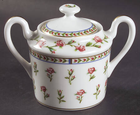 Histoire De Roses Sugar Bowl & Lid