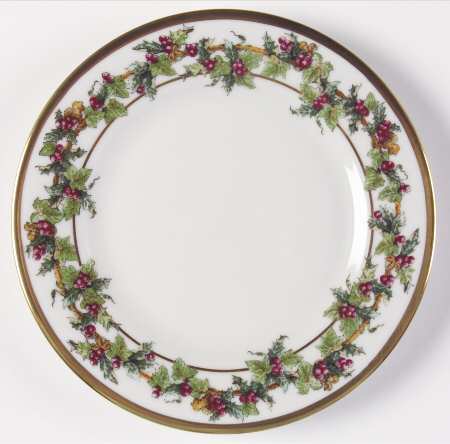 The Holly and The Ivy Bread & Butter Plate