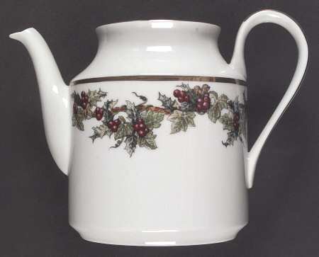 The Holly and The Ivy Coffee Pot No Lid