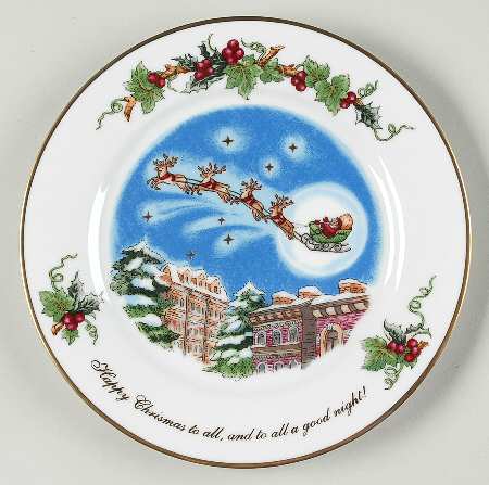 The Holly and The Ivy Accent Salad Plate