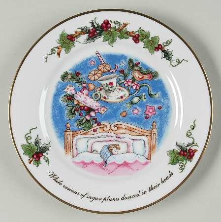 The Holly and The Ivy Accent Salad Plate