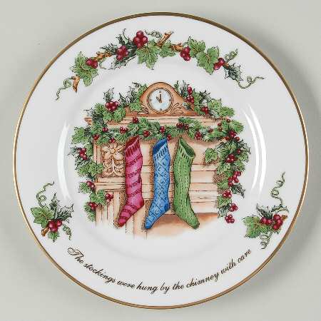 The Holly and The Ivy Accent Salad Plate
