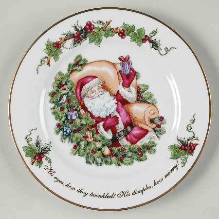 The Holly and The Ivy Accent Salad Plate
