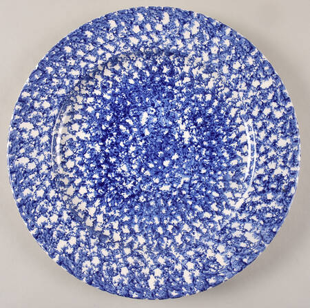 Sponge Blue 12" Chop Plate (Round Platter)